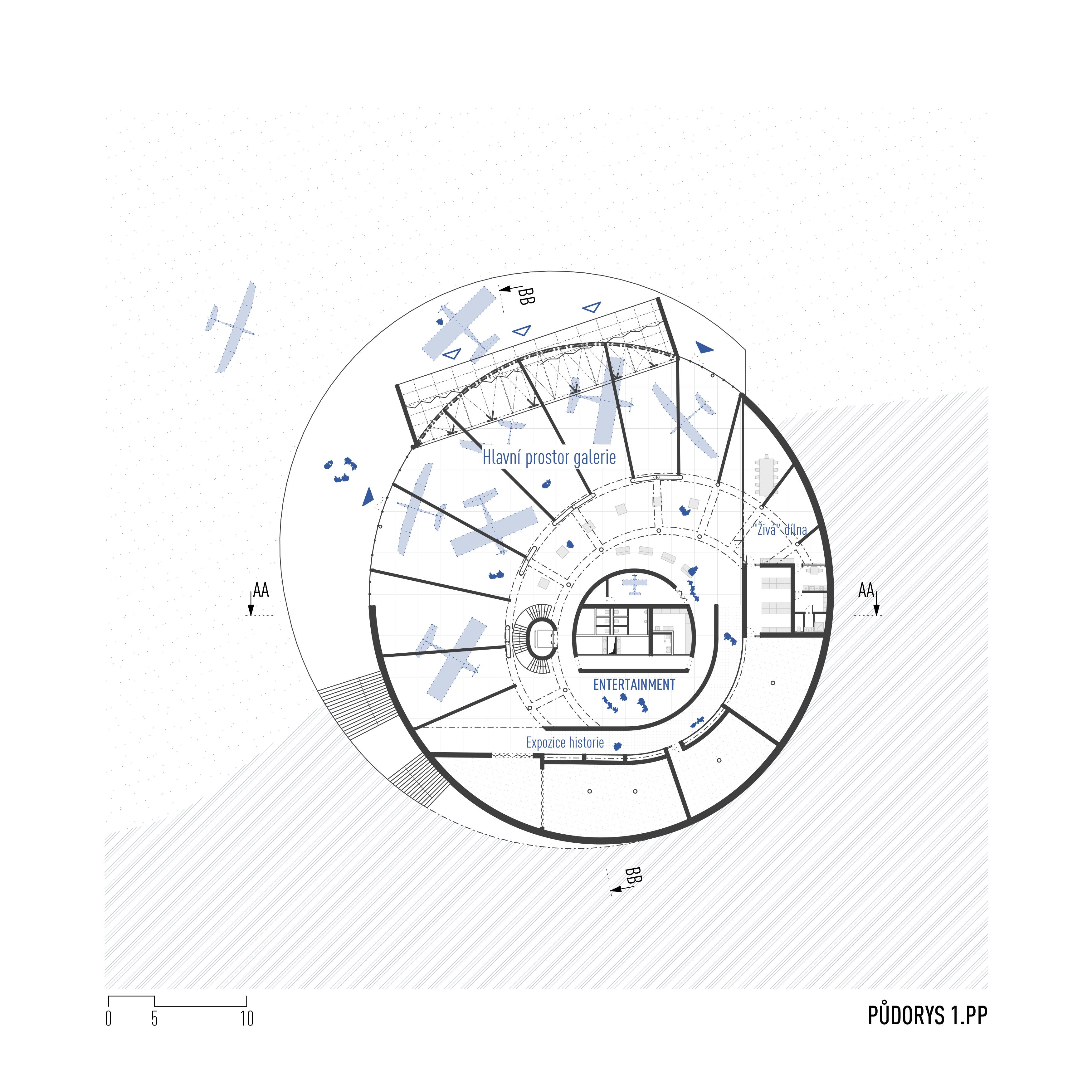 Basement floor plan